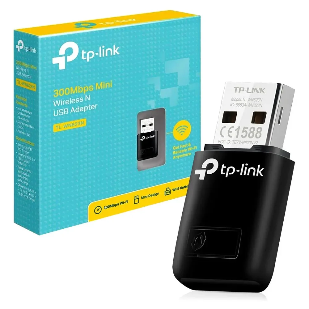 Wireless Adaptador Usb Tp-link Tl-wn823n 300mbps Cod: 994